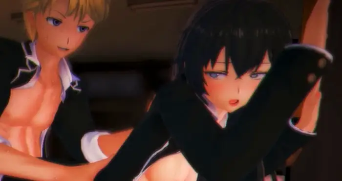 rainallover：恋物-雪之下雪乃在放学后的教室 [3D同人动画】【139mb/4.15分钟】