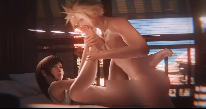 mept44 9月作品：Tifa x Cloud【3D动漫】